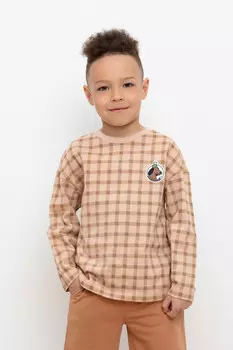 Джемпер для мальчиков CROCKID, КР 302255, цвет - светло-бежевый