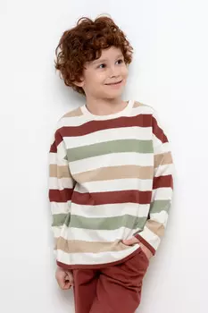 Джемпер для мальчиков CROCKID, КР 302273, цвет - бежевый