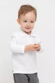 Джемпер для мальчиков CROCKID, КР 302626, цвет - белый