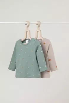 Джемпер для новорожденных CROCKID, К 301944-2уп, цвет - коричневый