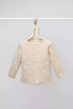 Джемпер для новорожденных CROCKID, К 302501, цвет - бежевый