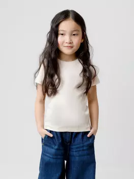 Футболка для девочек CROCKID, КП 302722, цвет - светло-розовый