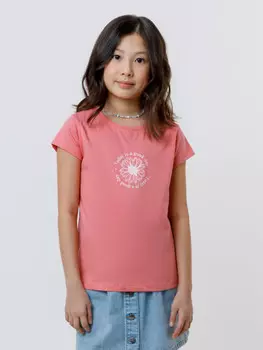 Футболка для девочек CROCKID, КП 302763, цвет - розовый