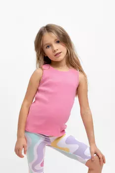 Футболка для девочек CROCKID, КР 301698, цвет - ярко-розовый