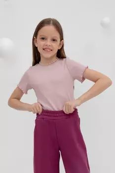 Футболка для девочек CROCKID, КР 301989, цвет - розовый