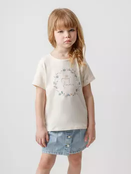 Футболка для девочек CROCKID, КР 301995, цвет - голубой