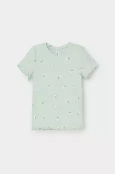 Футболка для девочек CROCKID, КР 301996-1, цвет - зеленый