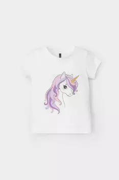 Футболка для девочек CROCKID, КР 302687-1, цвет - сахар