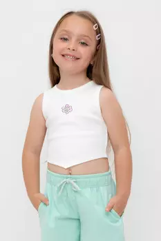 Футболка для девочек CROCKID, КР 302694, цвет - сахар