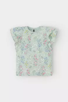 Футболка для девочек CROCKID, КР 302707-1, цвет - голубой