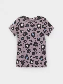 Футболка для девочек CROCKID, КР 302814, цвет - фиолетовый