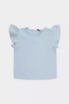 Футболка для девочек CROCKID, ТК 30003, цвет - голубой