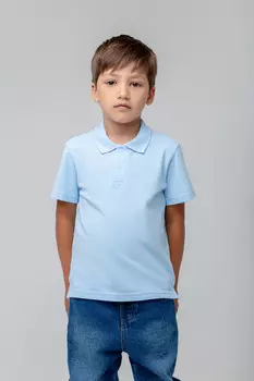 Футболка для мальчиков CROCKID, К 302108-1, цвет - голубой