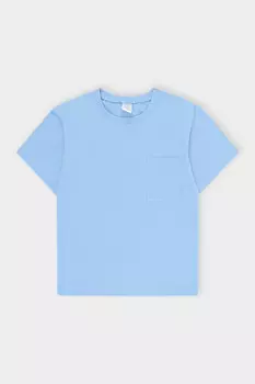 Футболка для мальчиков CROCKID, К 302297, цвет - голубой