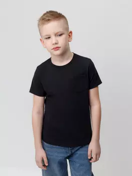 Футболка для мальчиков CROCKID, К 302299, цвет - черный