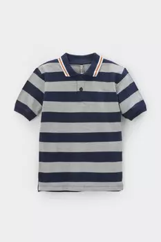 Футболка для мальчиков CROCKID, КР 302169, цвет - темно-синий