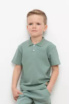 Футболка для мальчиков CROCKID, КР 302233, цвет - зеленый