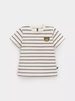 Футболка для мальчиков CROCKID, КР 302374, цвет - сахар