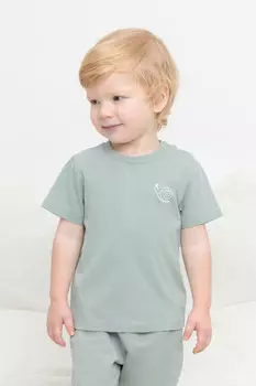 Футболка для мальчиков CROCKID, КР 302409, цвет - минт