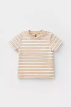 Футболка для мальчиков CROCKID, КР 302450, цвет - светло-бежевый
