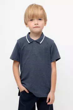 Футболка для мальчиков CROCKID, КР 302598, цвет - темно-синий