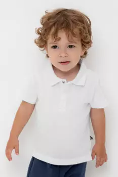 Футболка для мальчиков CROCKID, КР 302630, цвет - белый