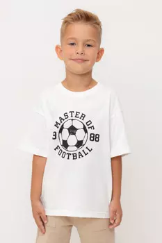 Футболка для мальчиков CROCKID, КР 302688, цвет - сахар