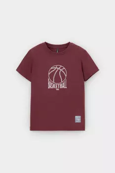 Футболка для мальчиков CROCKID, КР 302691-1, цвет - коричневый