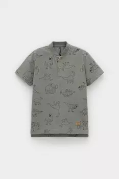 Футболка для мальчиков CROCKID, КР 302706, цвет - зеленый