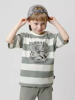 Футболка для мальчиков CROCKID, КР 302842, цвет - сахар