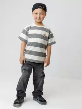 Футболка для мальчиков CROCKID, КР 302844, цвет - сахар