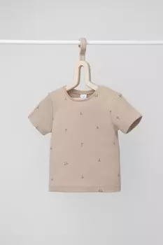 Футболка для новорожденных CROCKID, К 301156, цвет - бежевый
