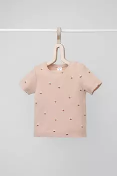 Футболка для новорожденных CROCKID, К 301156, цвет - бежевый