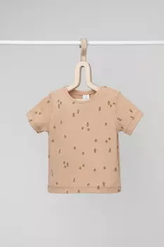 Футболка для новорожденных CROCKID, К 301156, цвет - бежевый