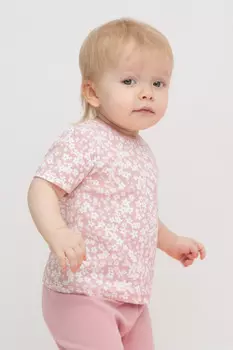 Футболка для новорожденных CROCKID, К 301156, цвет - розовый