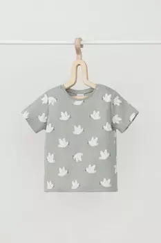 Футболка для новорожденных CROCKID, К 301156, цвет - хаки