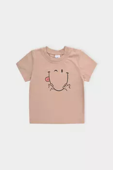 Футболка для новорожденных CROCKID, К 302107, цвет - бежевый