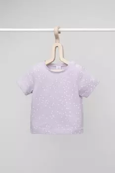 Футболка для новорожденных CROCKID, К 302335, цвет - фиолетовый