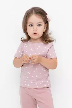 Футболка для новорожденных CROCKID, К 302335, цвет - розовый