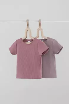 Футболка для новорожденных CROCKID, К 302521-2уп, цвет - розовый