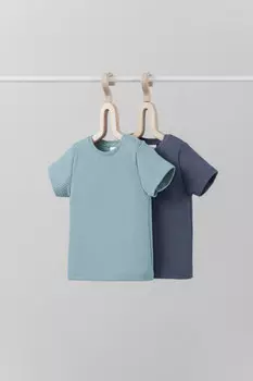 Футболка для новорожденных CROCKID, К 302521-2уп, цвет - серый