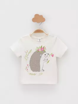 Футболка для новорожденных CROCKID, К 302759, цвет - светло-розовый