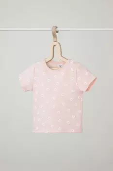 Футболка для новорожденных CROCKID, КП 301156, цвет - светло-розовый