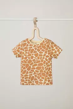 Футболка для новорожденных CROCKID, КП 301156, цвет - бежевый