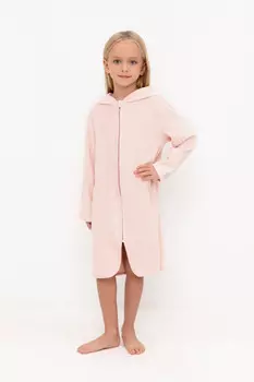 Халат для девочек CROCKID, К 5766-1, цвет - бежевый
