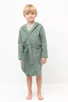 Халат для мальчиков CROCKID, К 5763, цвет - зеленый