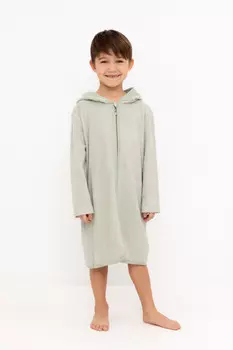 Халат для мальчиков CROCKID, К 5766-1, цвет - хаки