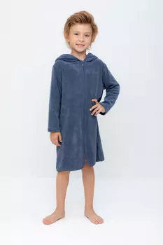 Халат для мальчиков CROCKID, К 5766, цвет - синий