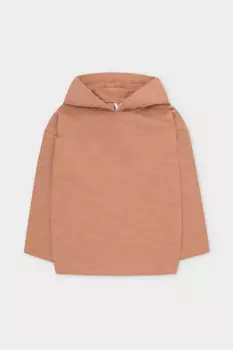 Худи для девочек CROCKID, КП 302327, цвет - коричневый