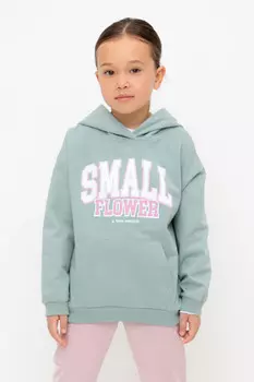 Худи для девочек CROCKID, КР 302676, цвет - голубой